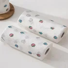 50 PCS Eco-friendly Kitchen spunlace non-woven fabric wiping rolls cleaning lazy rag cloth