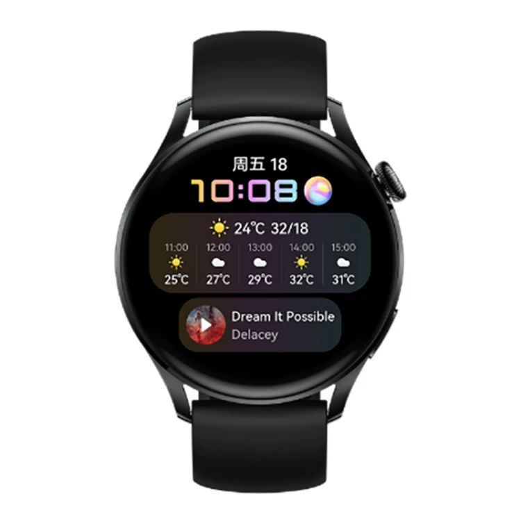 

Hot Sale Original Huawei Watch 3 46mm GLL-AL00 1.43 inch AMOLED Screen Waterproof LTE network NFC Function Smart Watch