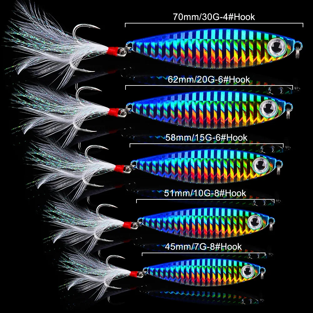 WEIHE 6 colors slow jigging vib metal lead fishing lures with packaging for saltwater
WEIHE 6 colors slow jigging vib metal lead fishing lures with packaging for saltwater
