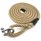 High quality thin double braided eco-friendly jute custom woven braided twisted rope