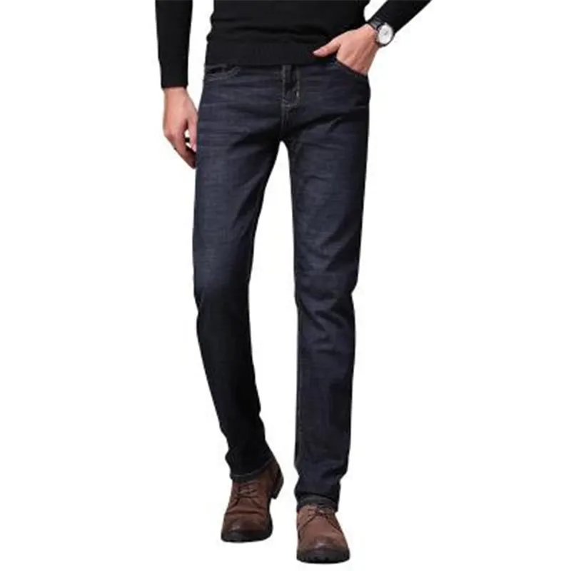 Business autumn high stretch Korean casual pants men Slim straight high waist denim trousers, Customized color
Business autumn high stretch Korean casual pants men Slim straight high waist denim trousers, Customized color