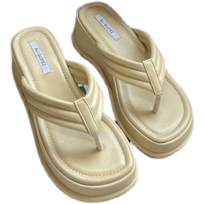 2021 design summer fashion platforms sandals light-weight anti-slip slippers outdoor casual flip flops women's slippers, Customized
2021 design summer fashion platforms sandals light-weight anti-slip slippers outdoor casual flip flops women's slippers, Customized