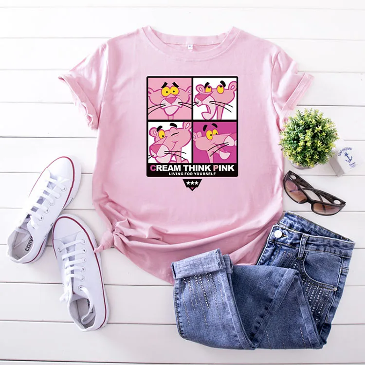 Cheap Wholesale Summer Women Tshirts Short Sleeve Printed Casual Cartoon Character T shirt
Cheap Wholesale Summer Women Tshirts Short Sleeve Printed Casual Cartoon Character T shirt