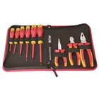 9Pcs VDE Electrical Insulated Professional Hand Tools Electricians Tool Kit Box Set