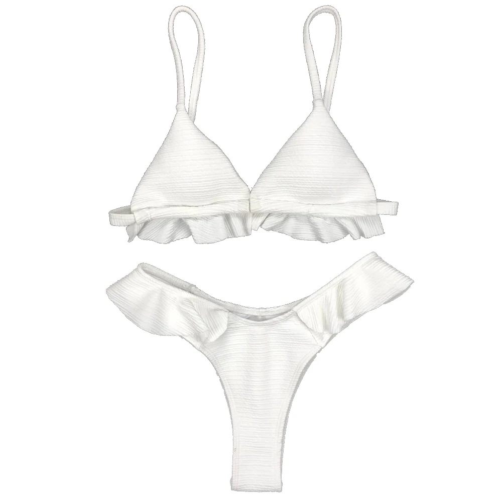 New design Bikini triangle lace sexy bikini Special Fabric Swimwear Ribbed Bathing Suit, Picture
New design Bikini triangle lace sexy bikini Special Fabric Swimwear Ribbed Bathing Suit, Picture