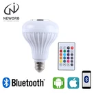 Remote Bulb Remote Bulb NEWORB AC85-265V Smart Remote Control Bluetooth Stereo Speaker Music Bulb