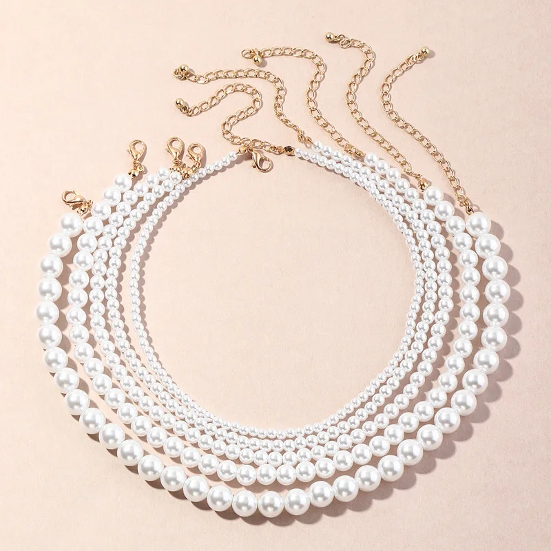 New Arrival High Quality 4MM 5MM 6MM 8MM 10MM Plastic White Round Pearl Necklace
New Arrival High Quality 4MM 5MM 6MM 8MM 10MM Plastic White Round Pearl Necklace