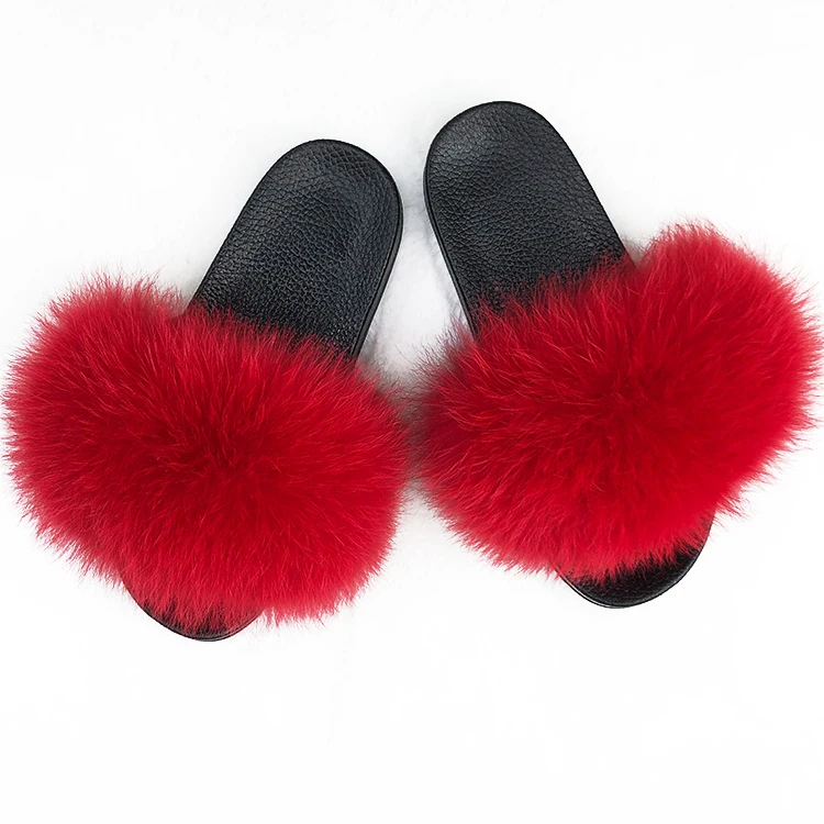 Customized ladies fashion summer colorful fox fur slippers women real fox fur slides slippers, Customized color
Customized ladies fashion summer colorful fox fur slippers women real fox fur slides slippers, Customized color