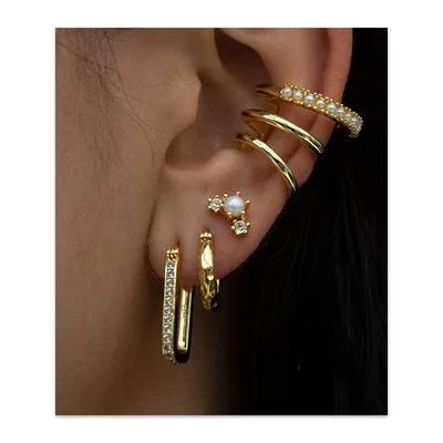 Best Selling Minimalist Micro Pave Crystal U Clip On Earrings Shiny Zircon CZ Square Hoop Earrings For Women Girls
Best Selling Minimalist Micro Pave Crystal U Clip On Earrings Shiny Zircon CZ Square Hoop Earrings For Women Girls