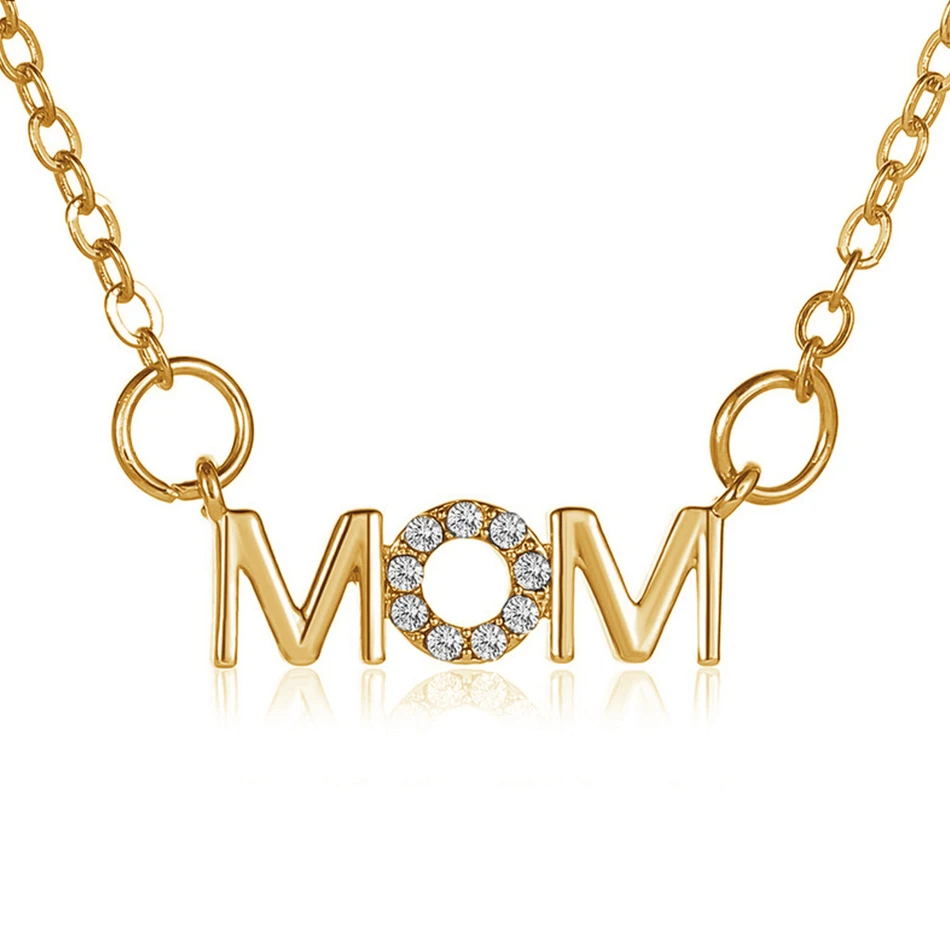 wholesale newest 18k gold plated minimalist women's jewelry mother gift fashion 925 sterling mom letter necklace
wholesale newest 18k gold plated minimalist women's jewelry mother gift fashion 925 sterling mom letter necklace