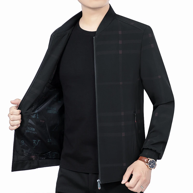 2021 Spring Autumn Men Fashion Plus size 4XL Plaid Casual Windbreaker Stand Collar Jackets
2021 Spring Autumn Men Fashion Plus size 4XL Plaid Casual Windbreaker Stand Collar Jackets