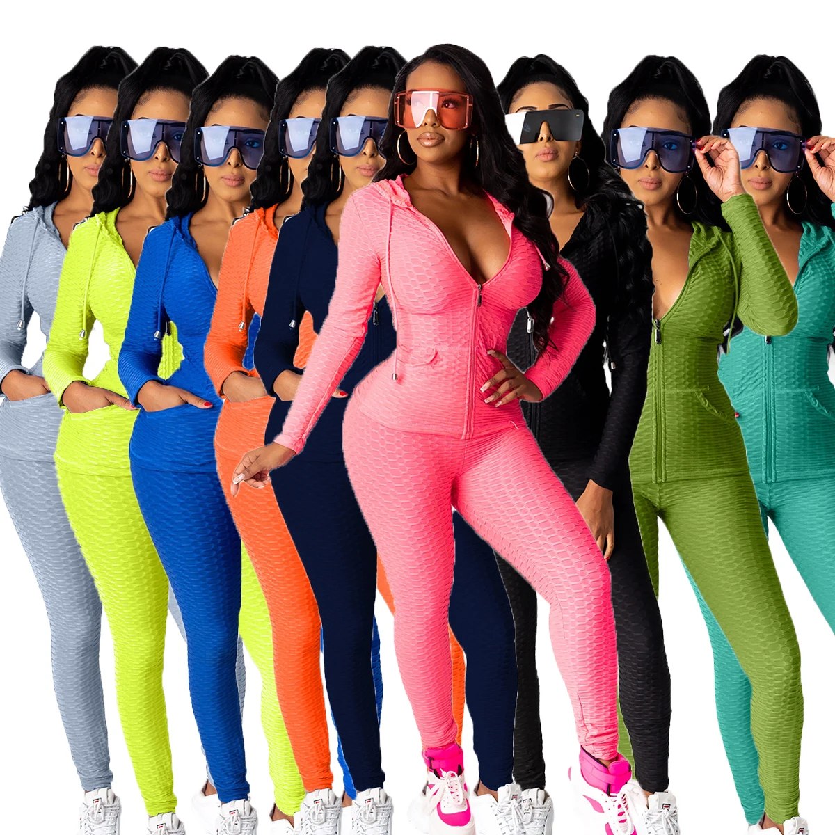 2021 New Arrivals Solid Zipper Sexy Track Suit For Woman 2 Piece Hoodies Sweatshirts Sets and Hoodie Set
2021 New Arrivals Solid Zipper Sexy Track Suit For Woman 2 Piece Hoodies Sweatshirts Sets and Hoodie Set