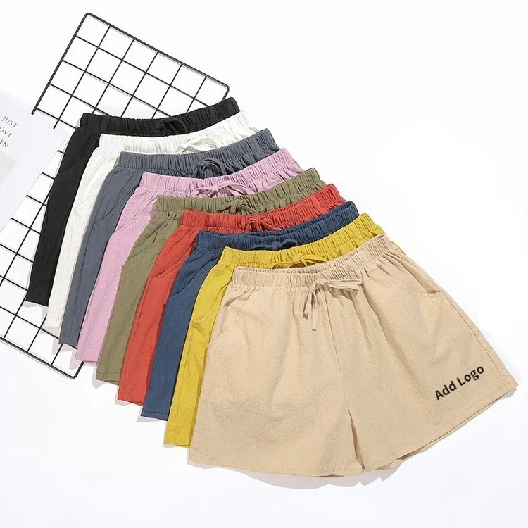 New Women's Shorts Hot Summer Casual Cotton Linen Shorts Plus Size Mid Waist Short Fashion Woman Streetwear Shorts
New Women's Shorts Hot Summer Casual Cotton Linen Shorts Plus Size Mid Waist Short Fashion Woman Streetwear Shorts