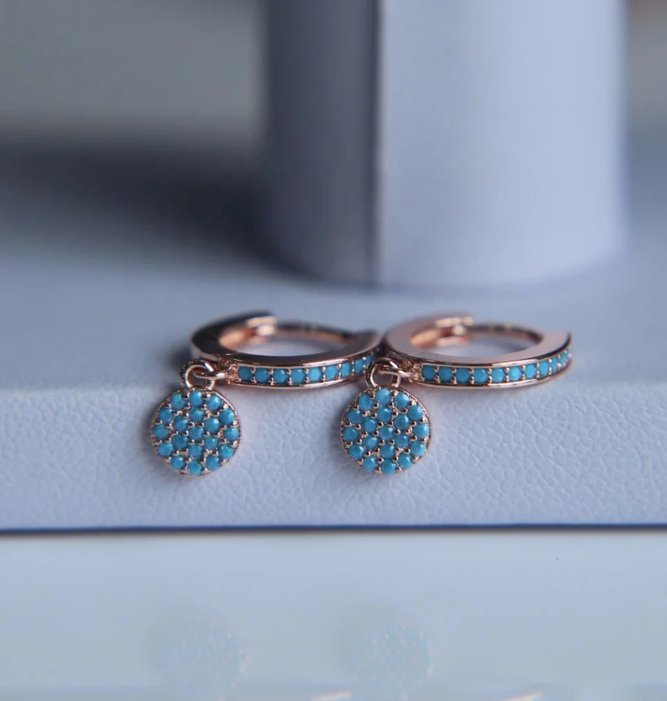 new arrive silver gold rose gold 3 color pave nano turquoise dangle small dots fashion earring
new arrive silver gold rose gold 3 color pave nano turquoise dangle small dots fashion earring