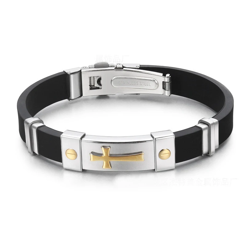 Ruigang 2021 Most Hot Wholesale Titanium Steel Christian Cross Bracelet For Men, Silver/gold
Ruigang 2021 Most Hot Wholesale Titanium Steel Christian Cross Bracelet For Men, Silver/gold