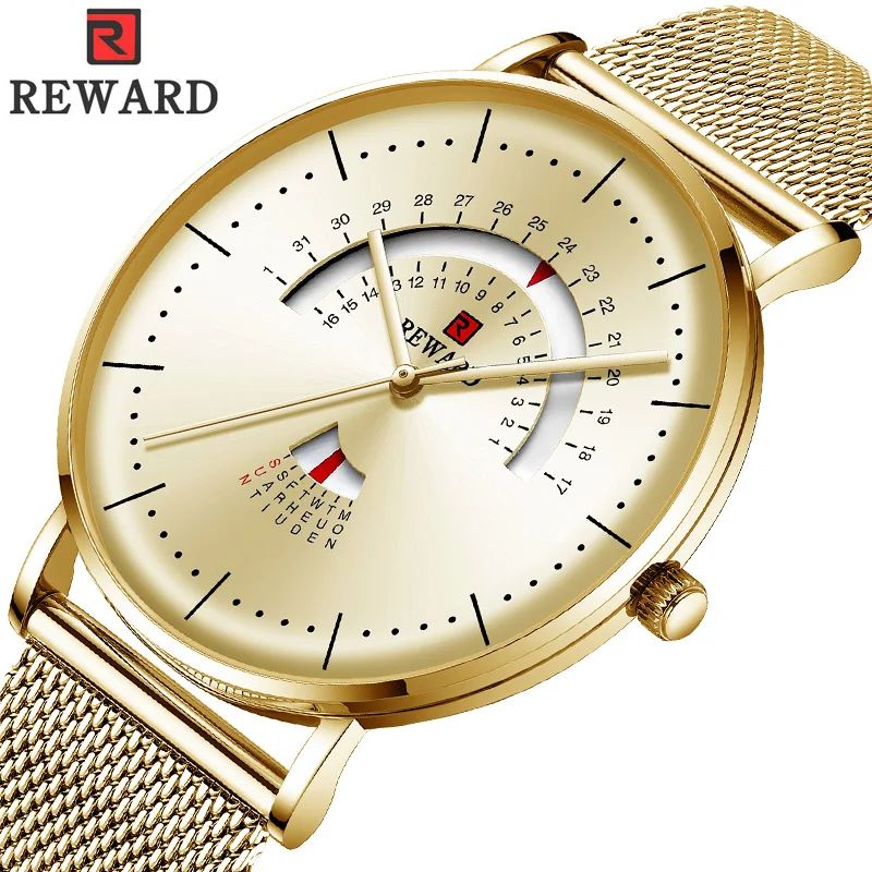 REWARD RD62007M 2019 New Quartz Watch Casual Mesh Belt Fashion Mens Watches Date Top Brand Luxury Waterproof Relogio Masculino
REWARD RD62007M 2019 New Quartz Watch Casual Mesh Belt Fashion Mens Watches Date Top Brand Luxury Waterproof Relogio Masculino