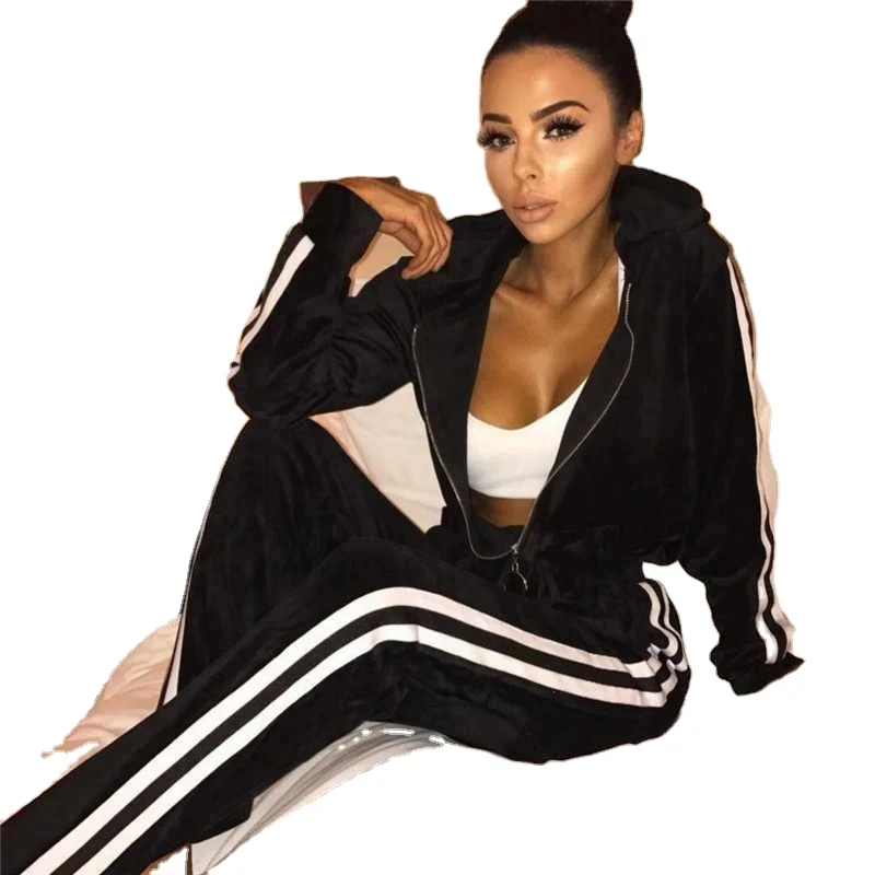 Autumn Winter Drawstring Zipper Sport Wear Hoodie Crop Top Sweat Pants Jogger Two Piece Set, Multi color
Autumn Winter Drawstring Zipper Sport Wear Hoodie Crop Top Sweat Pants Jogger Two Piece Set, Multi color