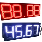 7 Segment Waterproof Remote Red Screen vxxx Mountain Neon Pylon Station Led Gas Price Display