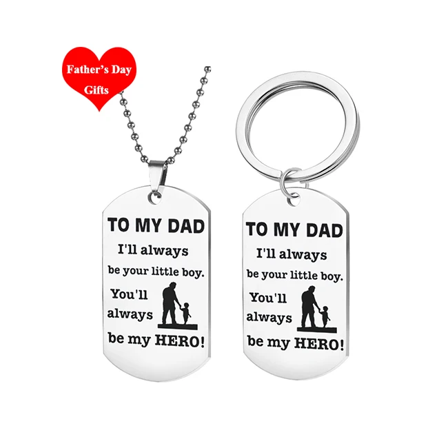Father's Day Gift Necklace metal custom Jewelry fathers day gift set, Rose gold
Father's Day Gift Necklace metal custom Jewelry fathers day gift set, Rose gold