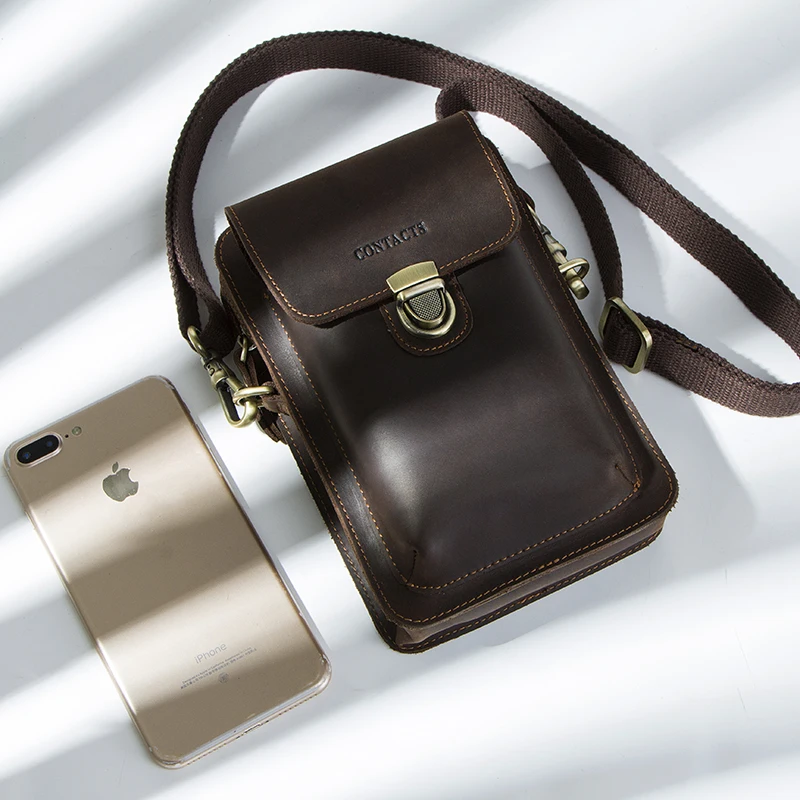 Mens Luxury Genuine Leather Crossbody Mobile Phone Bags Cases Wallet Phone Bag Sling Messenger Shoulder Bag
Mens Luxury Genuine Leather Crossbody Mobile Phone Bags Cases Wallet Phone Bag Sling Messenger Shoulder Bag