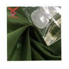 228T full dull nylon taslon / taslan waterproof breathable fabric with milky wet process coating