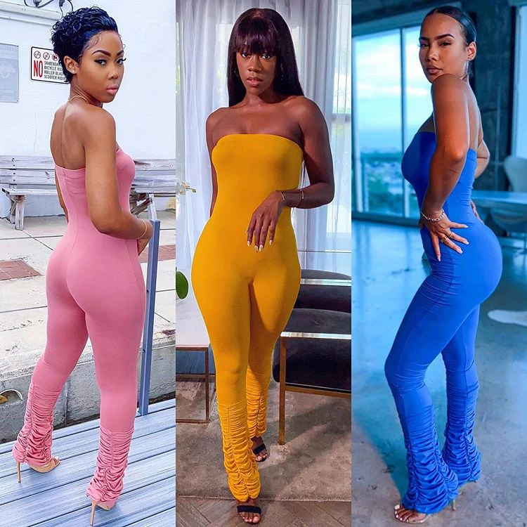 DUODUOCOLOR High street Summer clothes ladies Sexy Backless solid color plus size rompers jumpsuit women 2021 D97190
DUODUOCOLOR High street Summer clothes ladies Sexy Backless solid color plus size rompers jumpsuit women 2021 D97190
