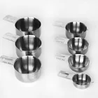 Stocked Stainless Steel Measuring Set of 14pcs Stainless Steel Measuring Cups and Spoons 7