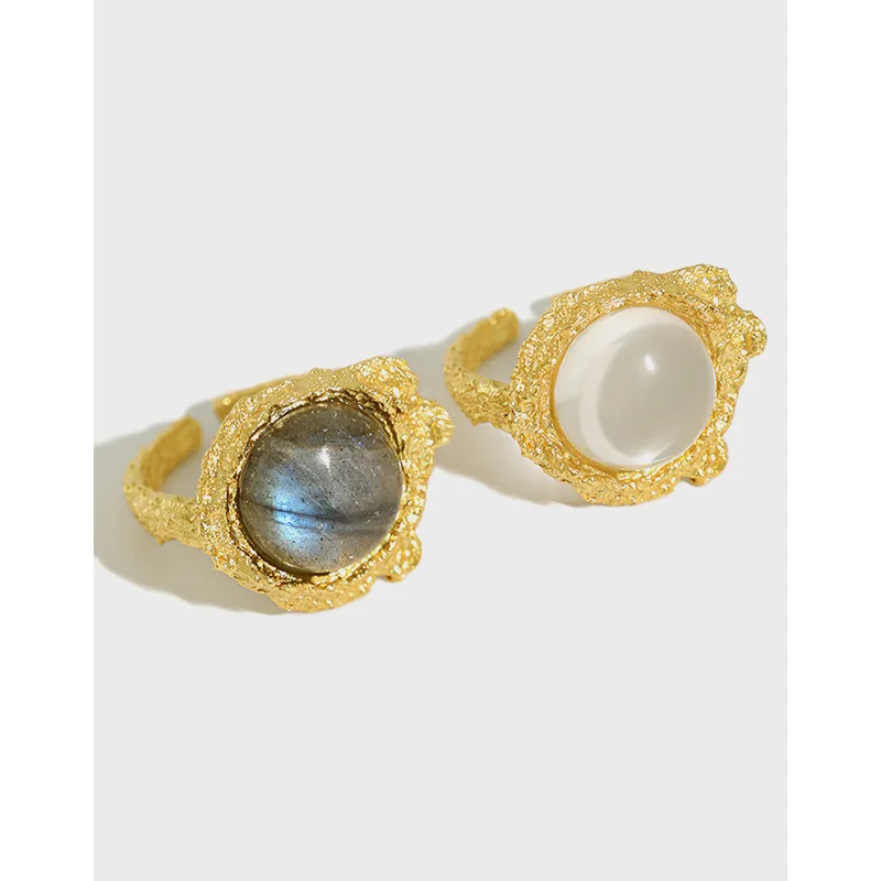 Gemstone Natural Stone Precious Rings Semi Sterling Silver Crystal Labradorite Ring
Gemstone Natural Stone Precious Rings Semi Sterling Silver Crystal Labradorite Ring