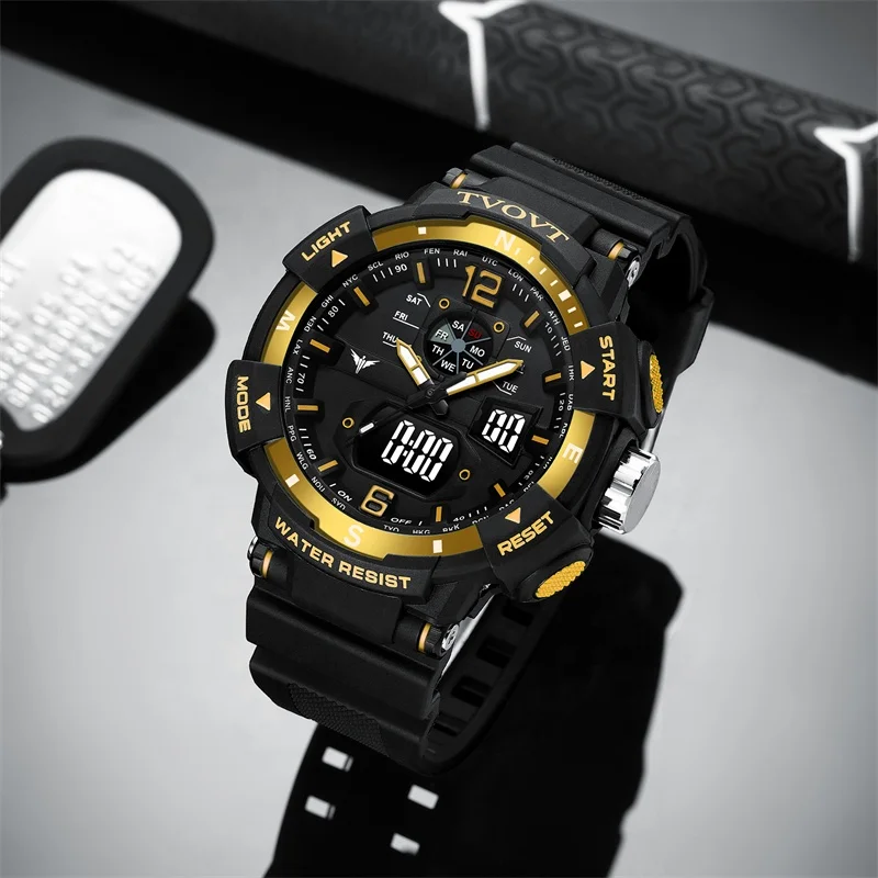 New Arrival Luminous Alarm Clock 50M Waterproof Hand Watch Band Sport Digital Watch for Men, Black/blue/ligth blue/gold
New Arrival Luminous Alarm Clock 50M Waterproof Hand Watch Band Sport Digital Watch for Men, Black/blue/ligth blue/gold