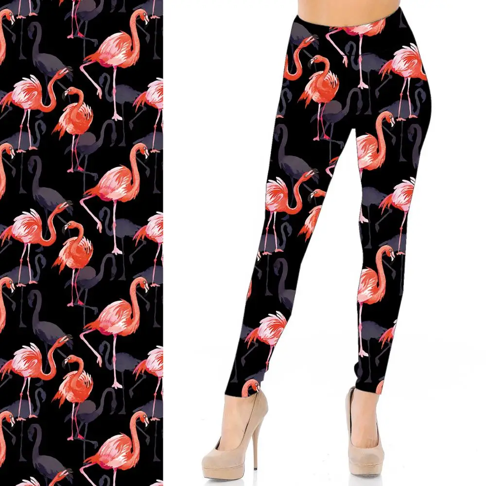 Custom Dropship New Mix Design Super Soft Milk SIlk Quality High Waist Velvet Brushed Flamingo Printed Leggings for Fat Women
Custom Dropship New Mix Design Super Soft Milk SIlk Quality High Waist Velvet Brushed Flamingo Printed Leggings for Fat Women