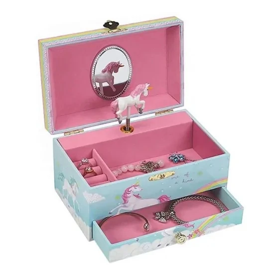 personalized unicorn jewelry box