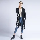 Sweater Women Cardigan New Design Women Baby Girl Sweater Black Long Sleeve Open Front Fashionable Cardigan Sweater