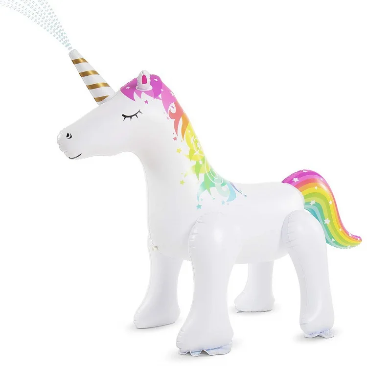 Large 210cm Inflatable Unicorn Water Sprinkler, Summer Party Splash Toys Fun for Kids and Adults
Large 210cm Inflatable Unicorn Water Sprinkler, Summer Party Splash Toys Fun for Kids and Adults