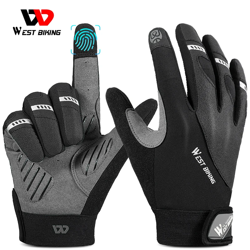 WEST BIKING New Shockproof Full Finger Racing Breathable Cycling Bike Gloves Waterproof Touch Screen Bicycle Cycling Gloves, Red,grey,green
WEST BIKING New Shockproof Full Finger Racing Breathable Cycling Bike Gloves Waterproof Touch Screen Bicycle Cycling Gloves, Red,grey,green