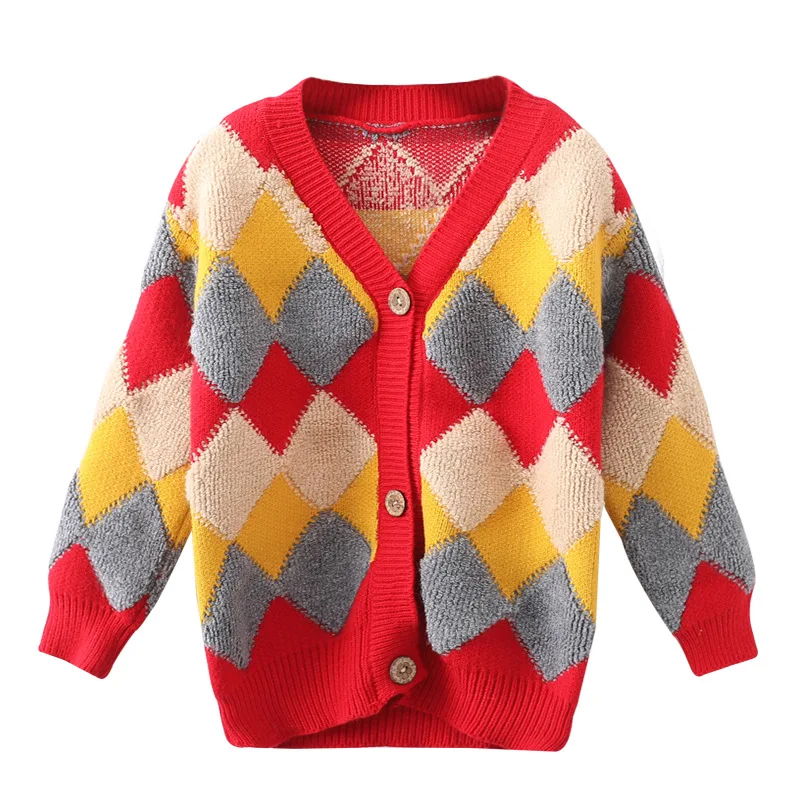 factory Girls oversize sweater cardigan kid new Korean diamond pattern boy shirt children's buttons sweater jacket
factory Girls oversize sweater cardigan kid new Korean diamond pattern boy shirt children's buttons sweater jacket