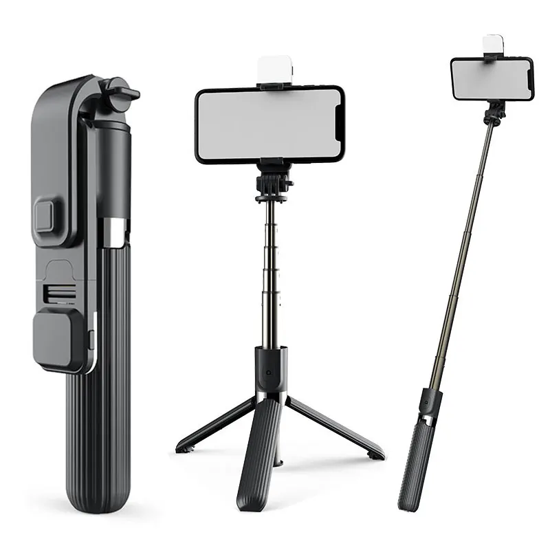 High Quality LED Lamp Beads Aluminum Telescopic Rod 3 in 1 Flexible Selfie Stick Tripod Stand with Wireless Remote
High Quality LED Lamp Beads Aluminum Telescopic Rod 3 in 1 Flexible Selfie Stick Tripod Stand with Wireless Remote