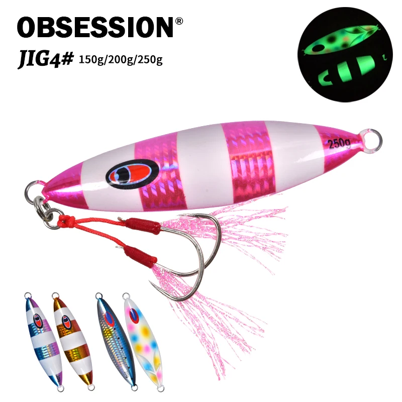 4# Fishing Metal Luminous Fishing Lure Hard Baits Saltwater Slow Pitch Jigging Lure Molds Assist Hook, 4 colors for your choice
4# Fishing Metal Luminous Fishing Lure Hard Baits Saltwater Slow Pitch Jigging Lure Molds Assist Hook, 4 colors for your choice