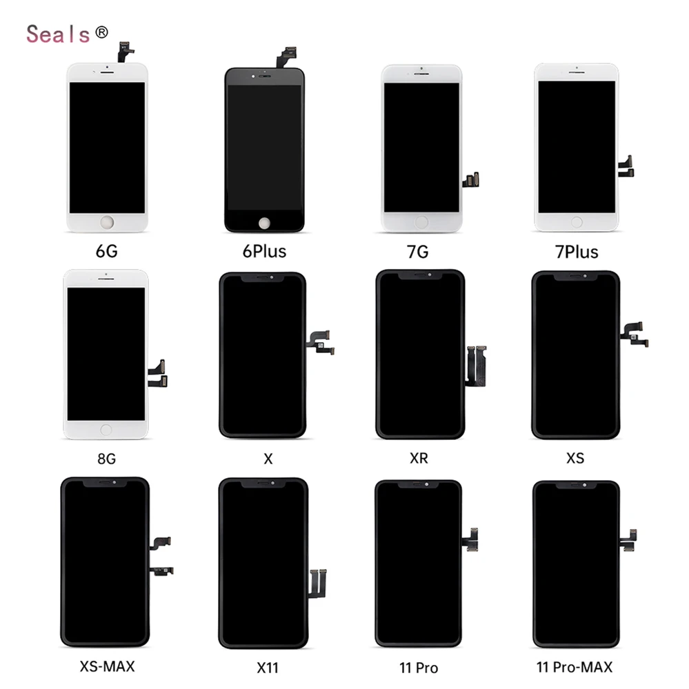 Original display lcd touch for iphone X XR XS XS Max 11 11Pro 11Pro Max screen replacement assembly, Black
Original display lcd touch for iphone X XR XS XS Max 11 11Pro 11Pro Max screen replacement assembly, Black