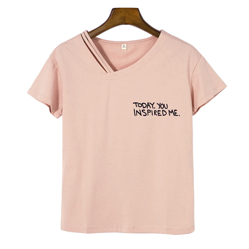 Rummandy Factory Custom Cotton Womens T-shirt Letter Printing Wholesale Ladies New Design Casual Wear, Customized color
Rummandy Factory Custom Cotton Womens T-shirt Letter Printing Wholesale Ladies New Design Casual Wear, Customized color