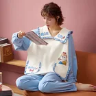 Factory Supply Women Cotton Pajamas Ladies Homewear Loungewear Women Pajamas