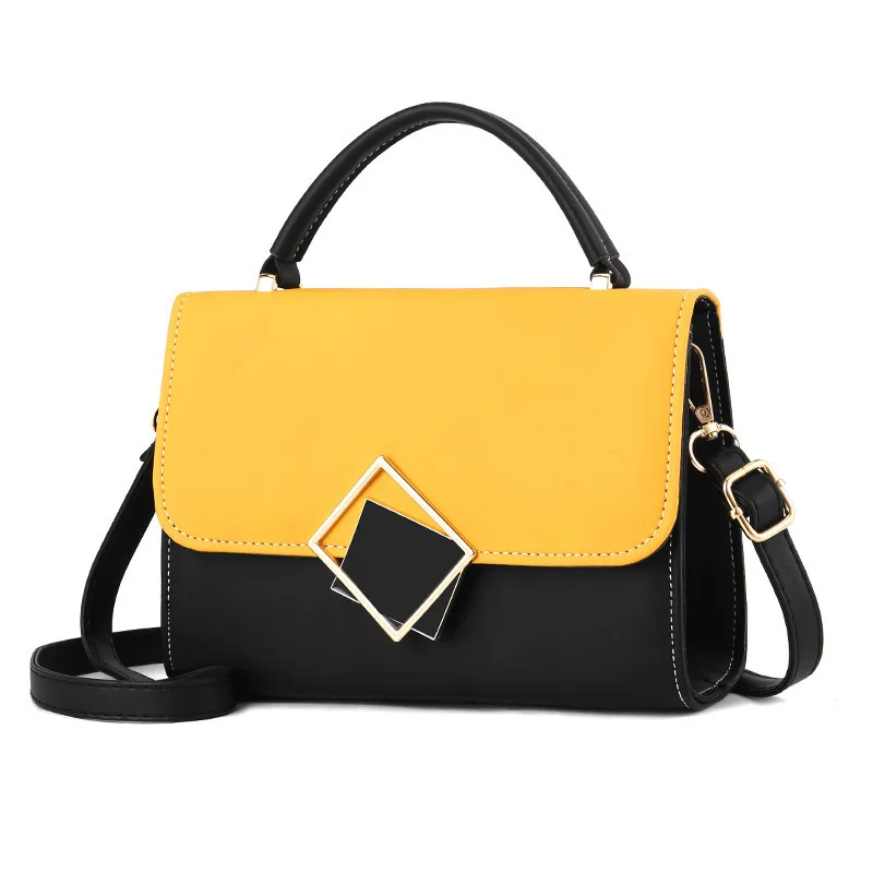 Fashion crossbody women's handbag casual shoulder bag 2021 color matching small square bag, Customizable
Fashion crossbody women's handbag casual shoulder bag 2021 color matching small square bag, Customizable
