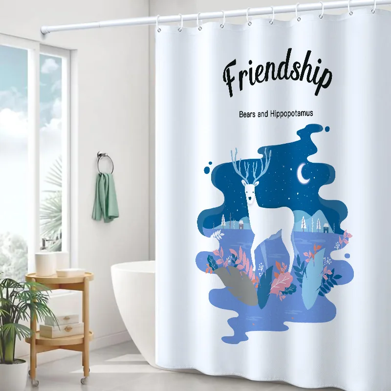 animal picture Color Polyester Fabric Thicken Waterproof Mildewproof Bath Curtain Bathroom Screen Partition Curtain Shower curta
animal picture Color Polyester Fabric Thicken Waterproof Mildewproof Bath Curtain Bathroom Screen Partition Curtain Shower curta