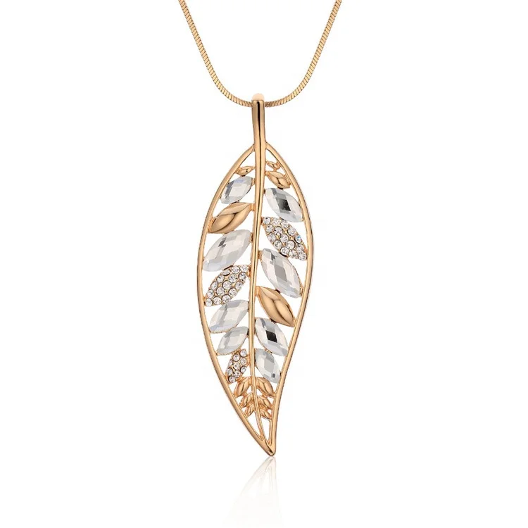 Vintage Gold Silver Chain Crystal Opal Leaf Women Long Necklaces Sweater Feather Pendant Necklaces, Silver/ gold
Vintage Gold Silver Chain Crystal Opal Leaf Women Long Necklaces Sweater Feather Pendant Necklaces, Silver/ gold