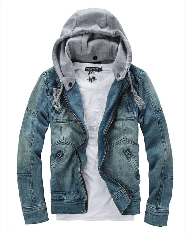 Mjn111 Oem Washed Removable Hood Free Size Mens Denim Jacket Loose Men 2021, As picture
Mjn111 Oem Washed Removable Hood Free Size Mens Denim Jacket Loose Men 2021, As picture