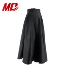 High School Uniform Skirts For Girls, Black Pleated School Long Skirts
