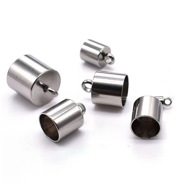 Silver End Barrel beads for 2mm (0.08 Inch) Cord Beading Wire Thread for Jewelry Craft Making
Silver End Barrel beads for 2mm (0.08 Inch) Cord Beading Wire Thread for Jewelry Craft Making