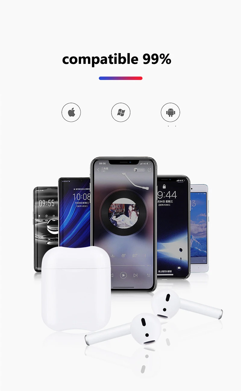 X28S Tws Truly Bluetooth Earbuds Wireless Headphones Headsets In Ear Earphones For Apple Iphone - ANKUX.COM