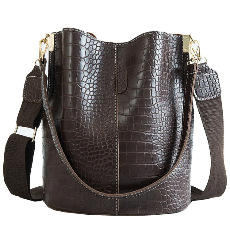 2021 new crocodile pattern leather womens shoulder crossbody bucket bag large-capacity wideband messenger bag, Black,coffee,green,beige
2021 new crocodile pattern leather womens shoulder crossbody bucket bag large-capacity wideband messenger bag, Black,coffee,green,beige