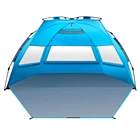 Pop Up Tent Beach Tent Sun Shelter Family 5 Person Pop Up Sun Shades Outdoor Tents Outdoor Beach Wind Tent
