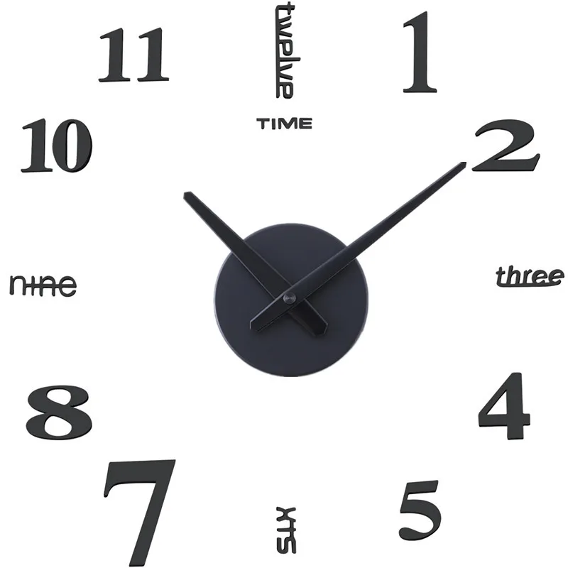 27 Inch Modern Wall Stickers Acrylic Clock Horloge Home Decorative Diy 3D Wall Clock
27 Inch Modern Wall Stickers Acrylic Clock Horloge Home Decorative Diy 3D Wall Clock